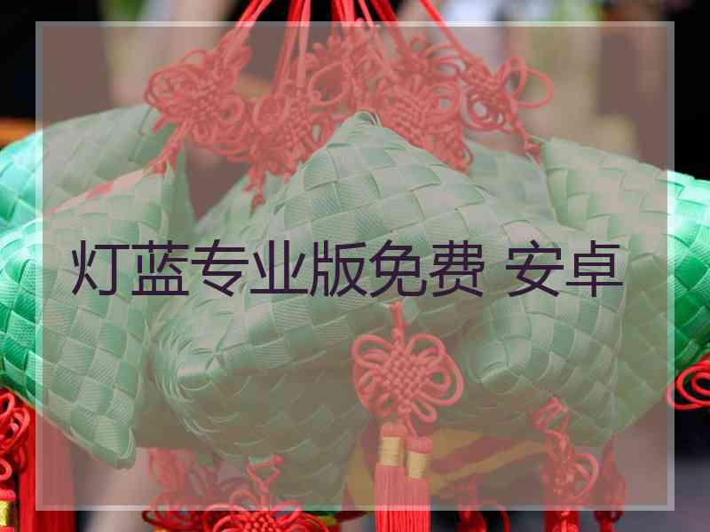 灯蓝专业版免费 安卓