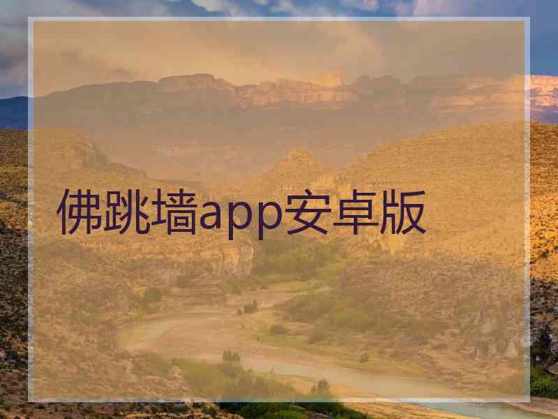 佛跳墙app安卓版