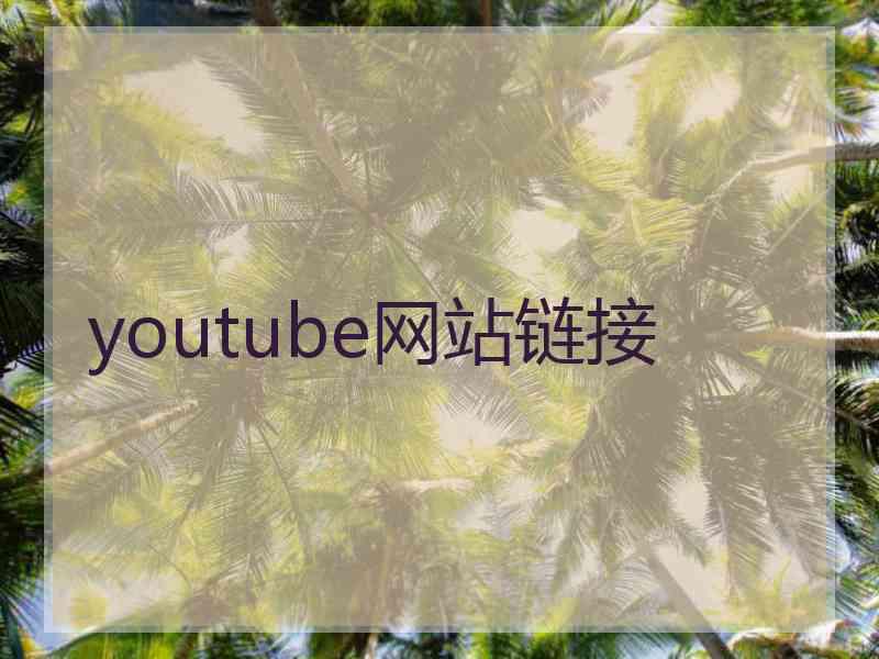 youtube网站链接