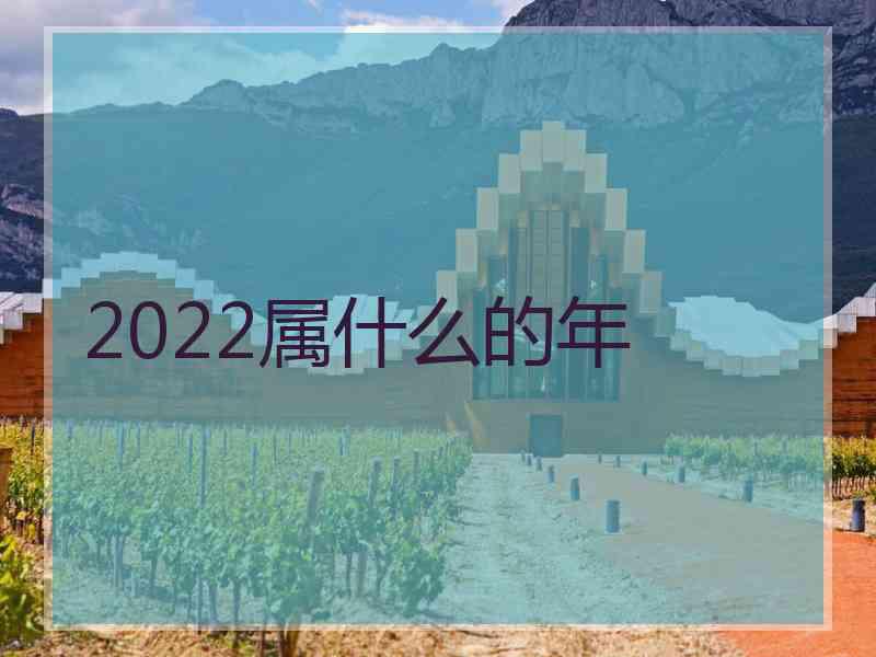 2022属什么的年