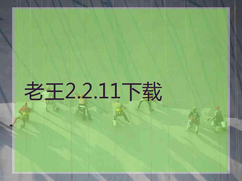 老王2.2.11下载