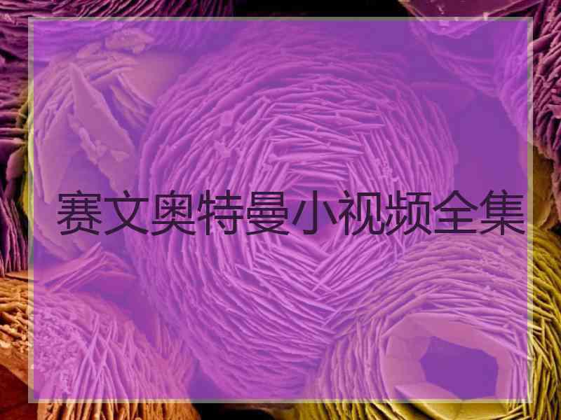 赛文奥特曼小视频全集