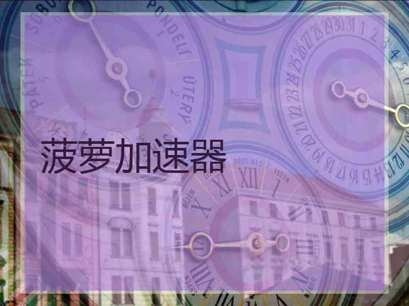 菠萝加速器