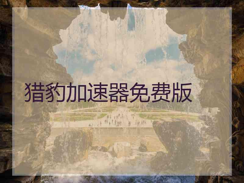 猎豹加速器免费版