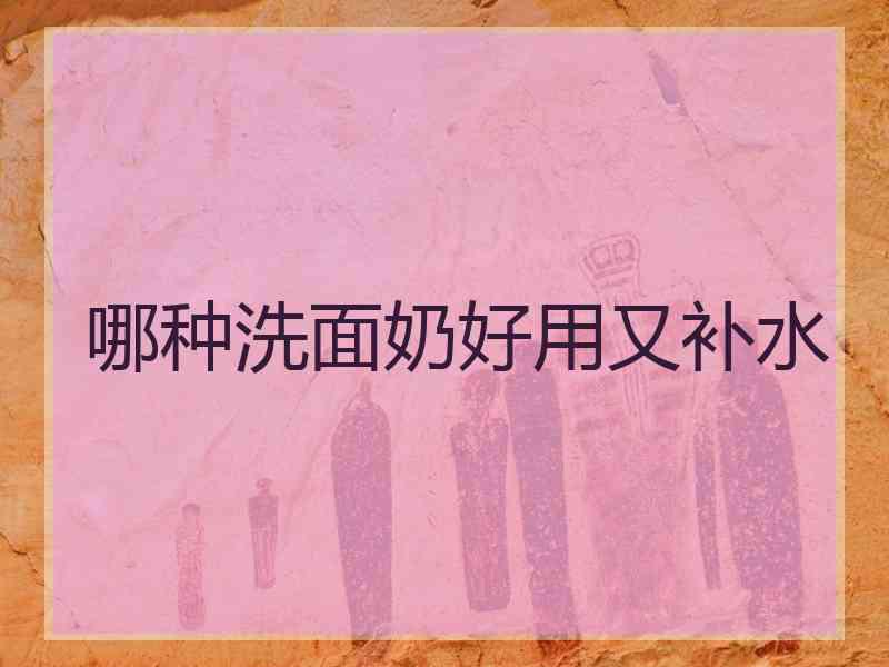 哪种洗面奶好用又补水
