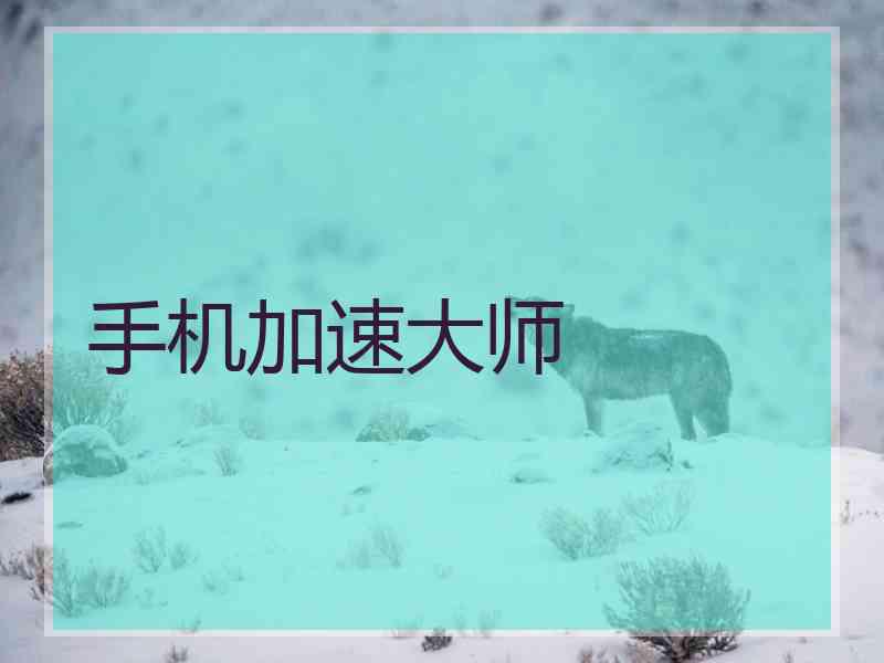 手机加速大师