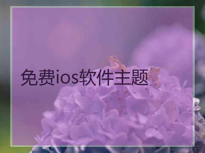 免费ios软件主题