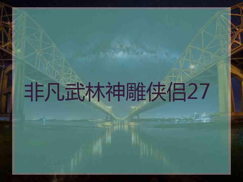 非凡武林神雕侠侣27