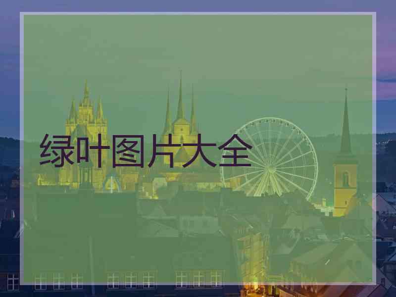 绿叶图片大全