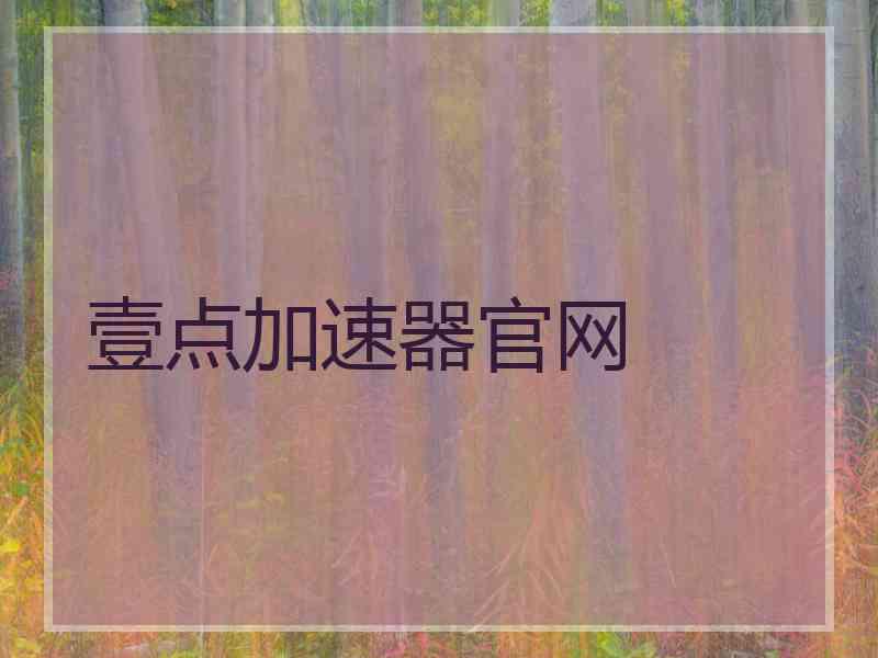 壹点加速器官网