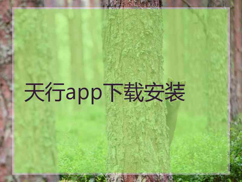 天行app下载安装