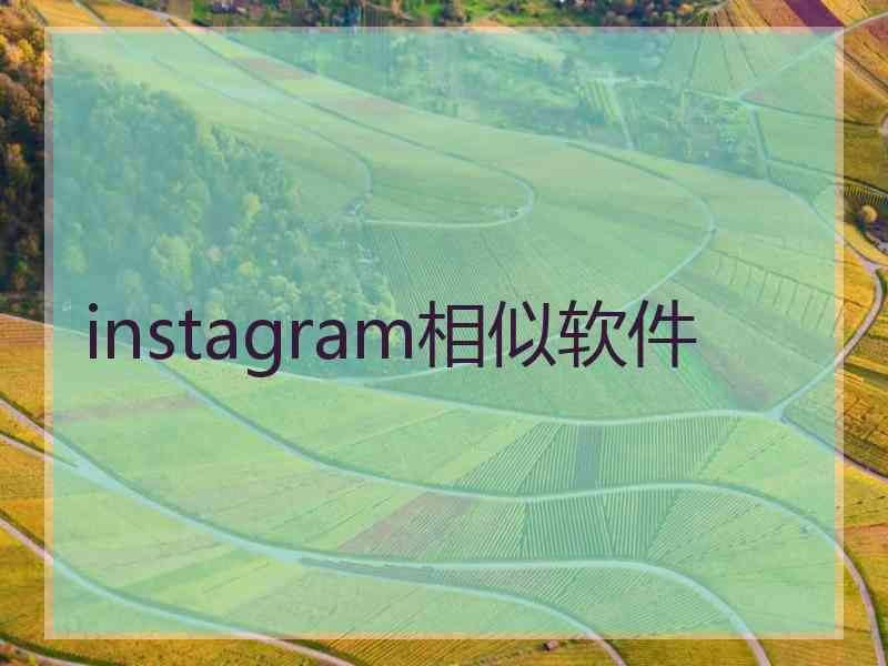 instagram相似软件