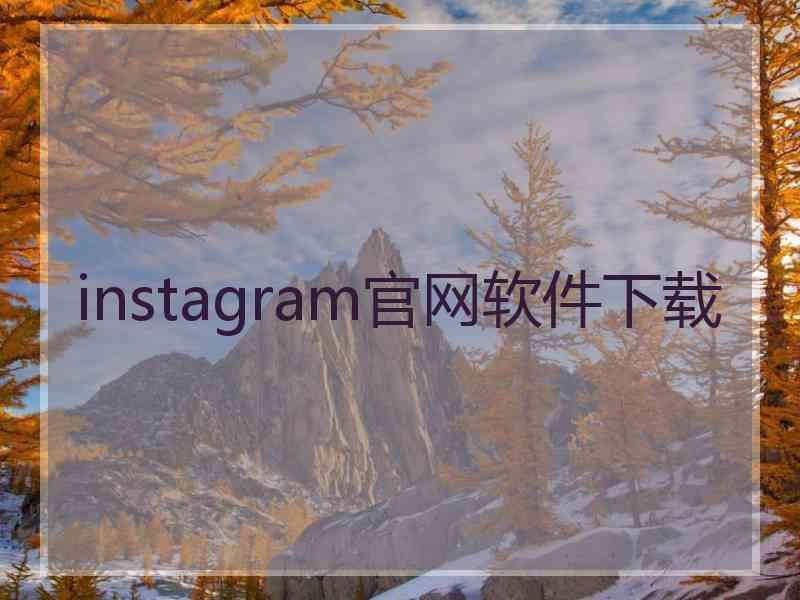 instagram官网软件下载