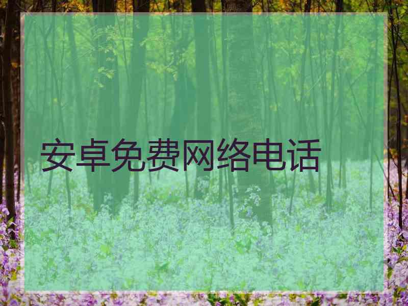 安卓免费网络电话