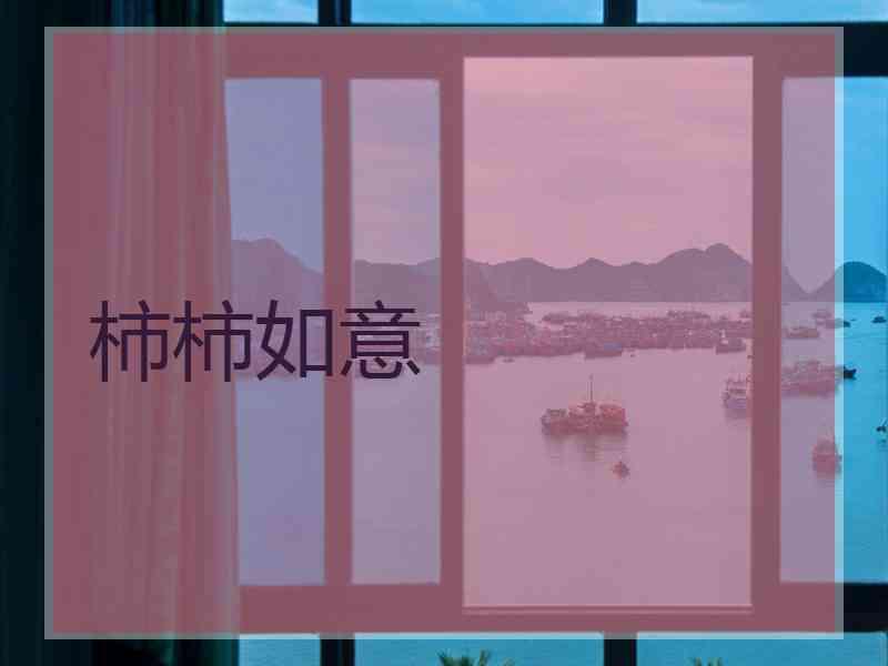 柿柿如意