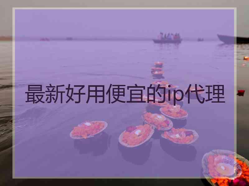 最新好用便宜的ip代理