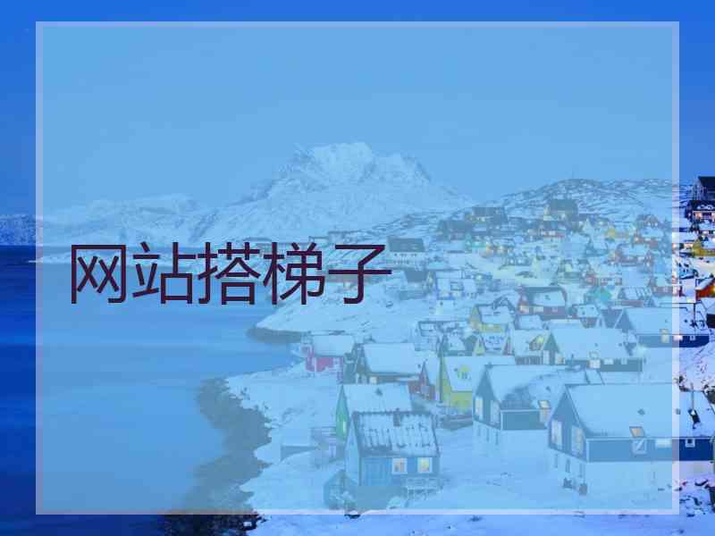网站搭梯子