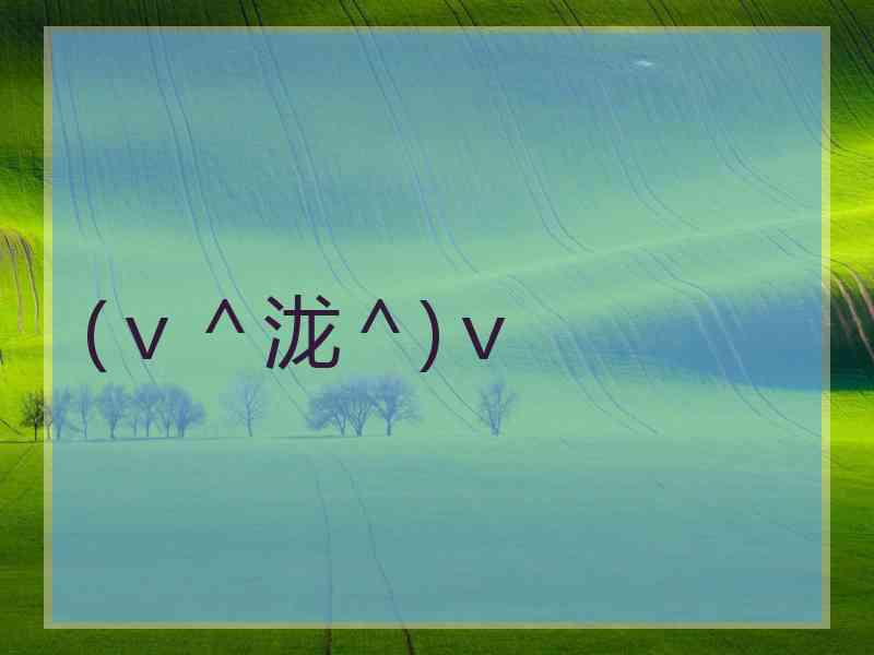 (ｖ＾泷＾)ｖ